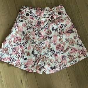 Floral shorts size 6